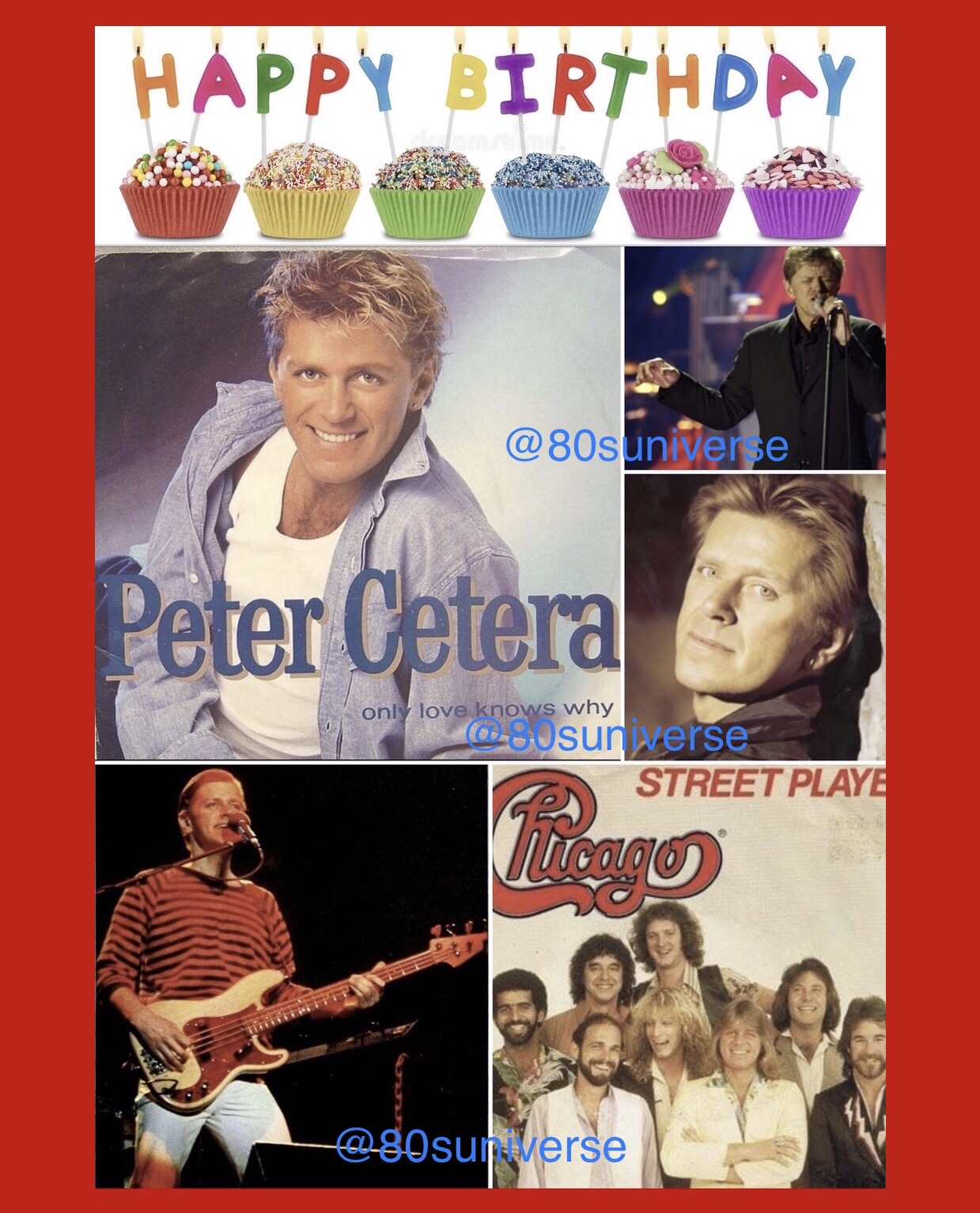 Happy 80th birthday to Peter Cetera! ?? Award-winning musician 