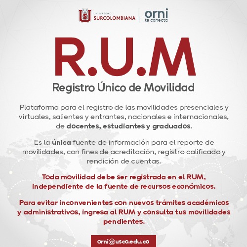 ️🌎 ¿Te vas de movilidad... - Universidad Surcolombiana | Facebook