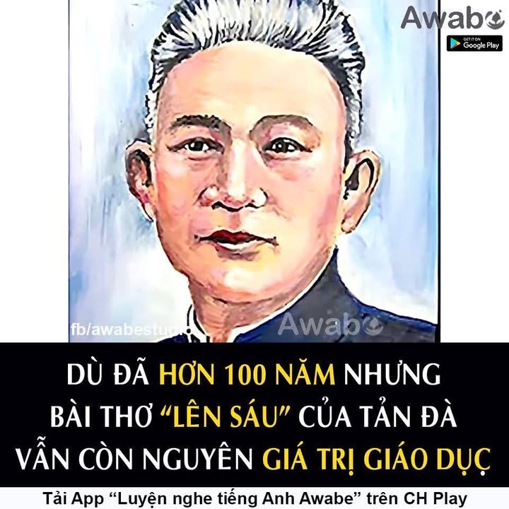 B English - 🔥“Lên sáu”- một bài thơ do Nhà thơ Tản Đà viết... | Facebook