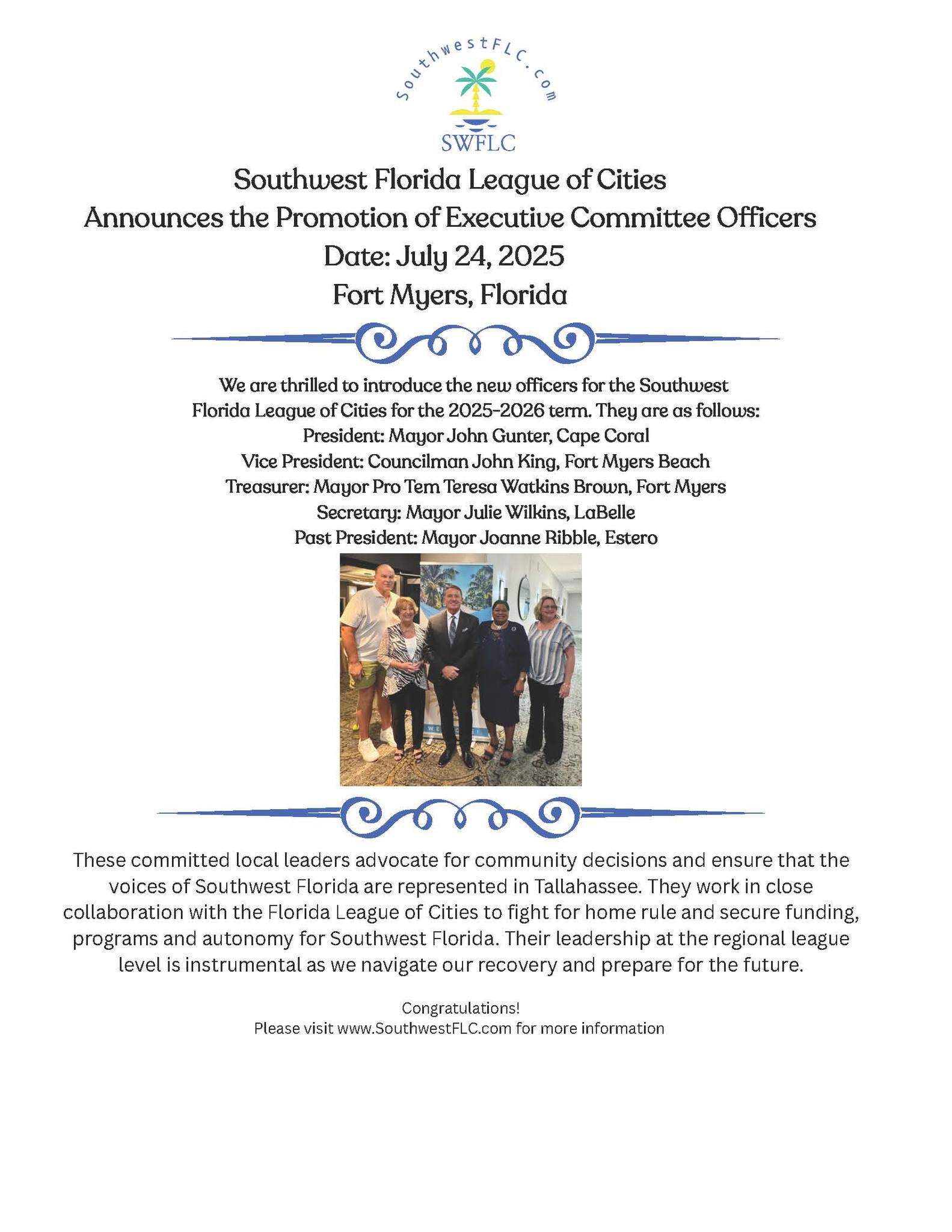 Congratulations Mayor Wilkins 🎉 - LaBelle Fire Department | Facebook