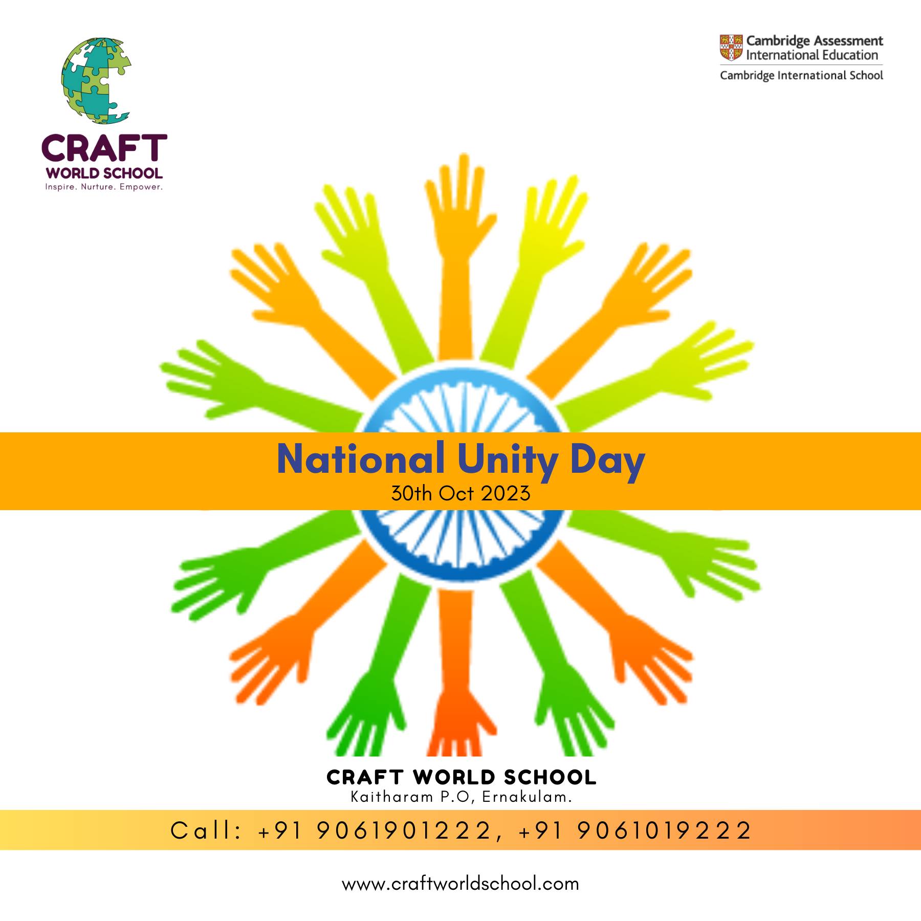 Craft - National Unity Day, also known as Rashtriya Ekta Diwas in India ...