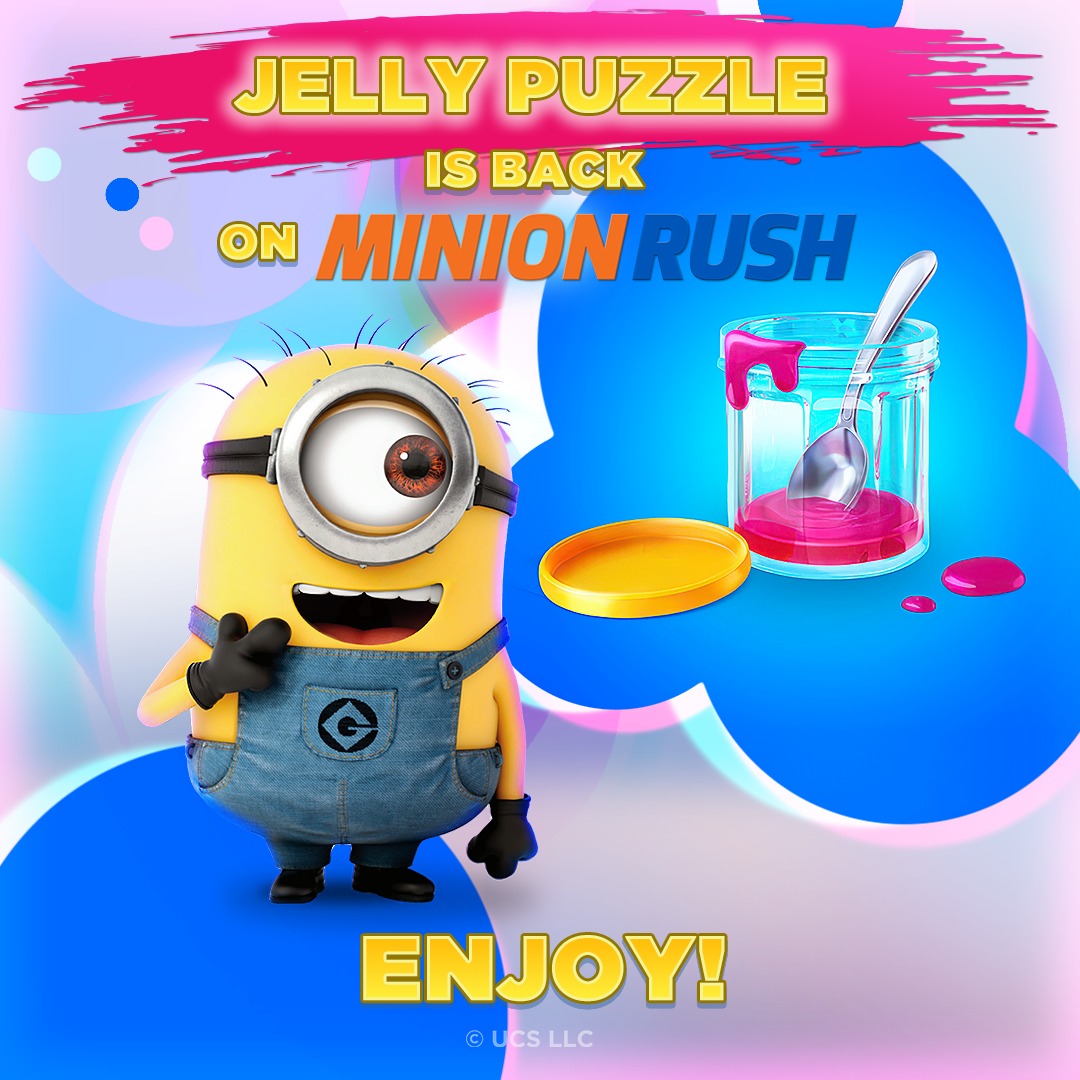 Minion Rush - 😋 Jelly Puzzle is making a sweet comeback.... | Facebook