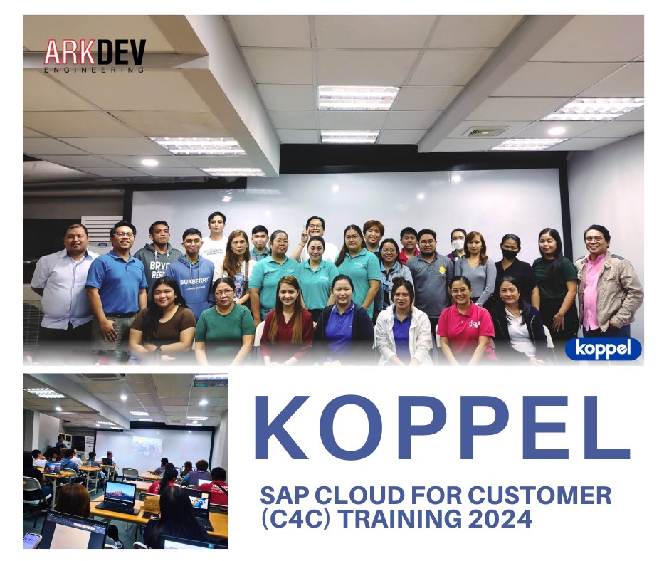 Thank you #koppel for SAP C4C... - Arkdev Engineering