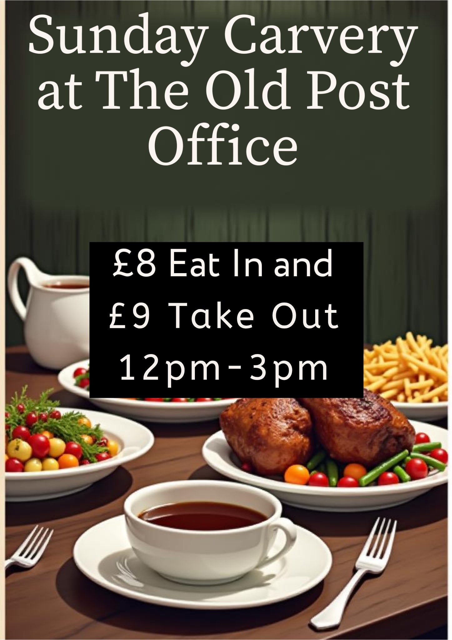 🍴 Sunday Carvery – 12pm–3pm... - The Old Post Office Burslem | Facebook