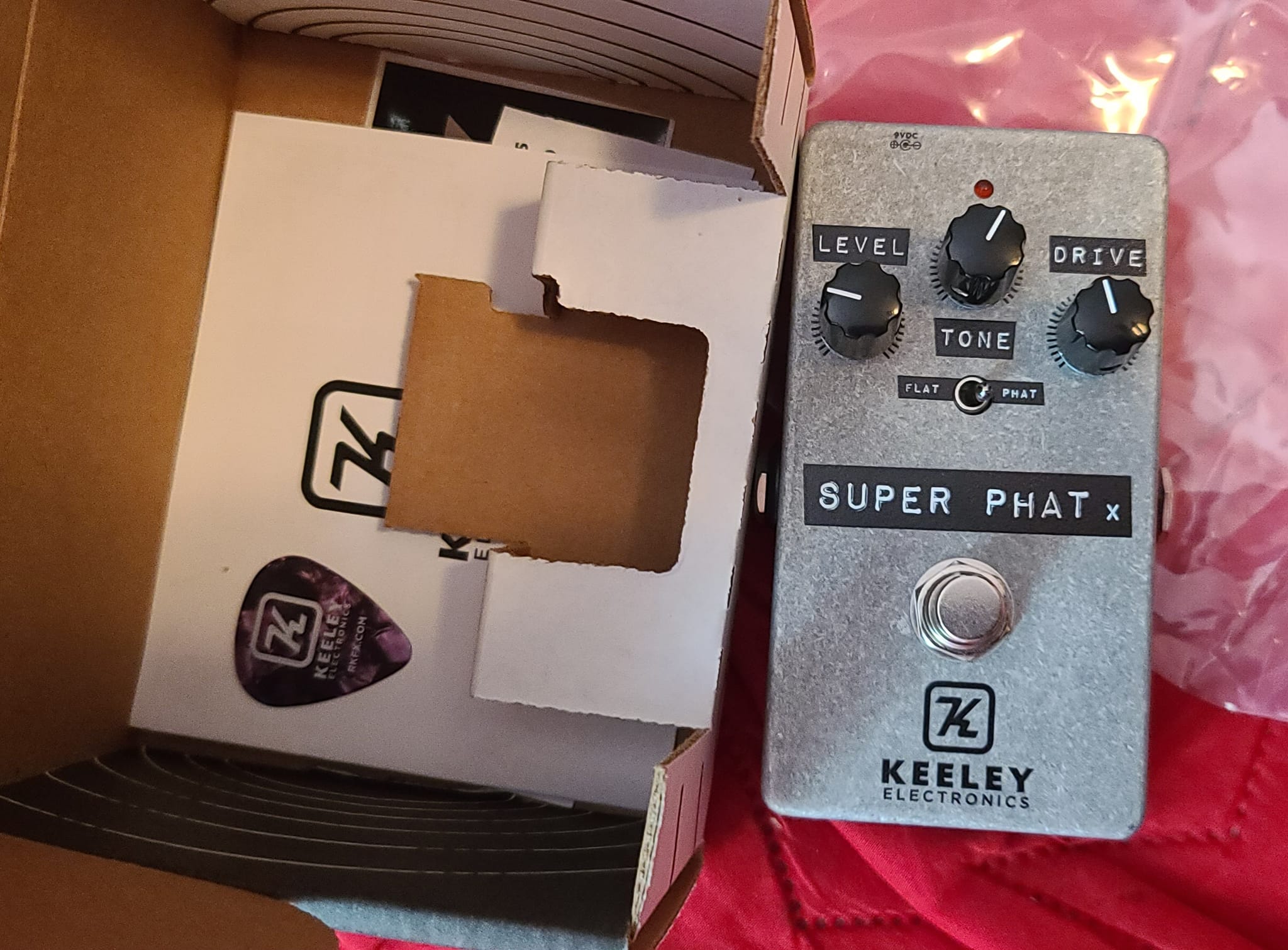 Limited Edition Keeley Blues Disorder Germanium Pedal in Gold Finish