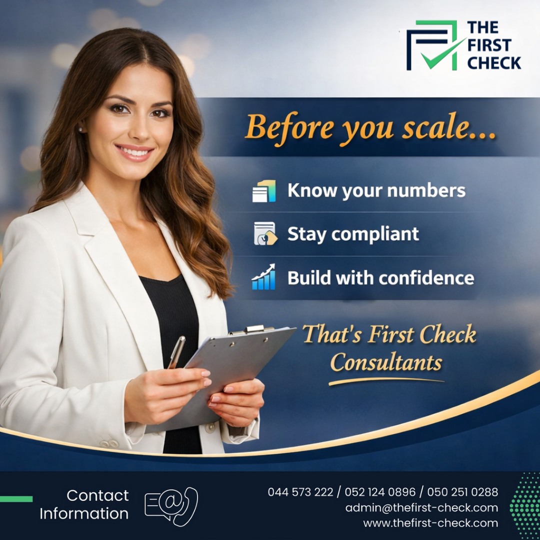 The First Check Consultants | Dubai