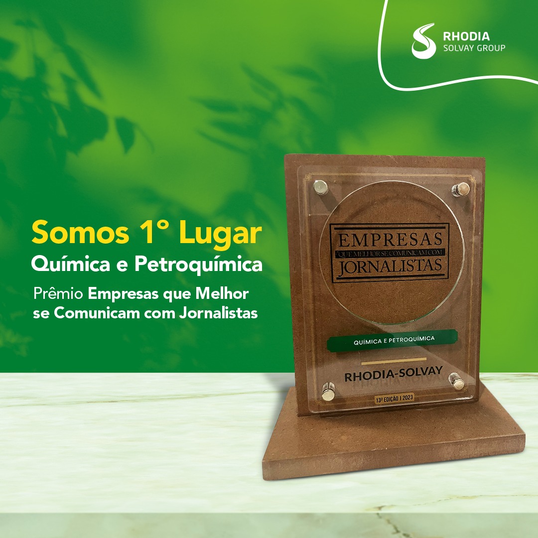 Rhodia - Estamos honrados e orgulhosos por conquistar o 1º lugar na ...