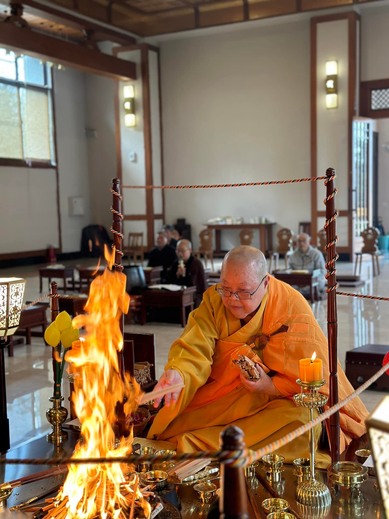2024年新春護摩火供祈安法會2月10日(農曆正月初一）游淑婉 攝 - 青龍山 不動寺 Fu Dong Ji Taiwan