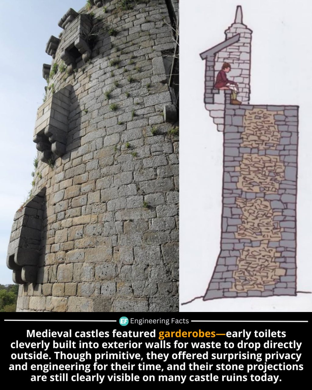 Back in the Middle Ages, castle... - Engineering Facts | Facebook