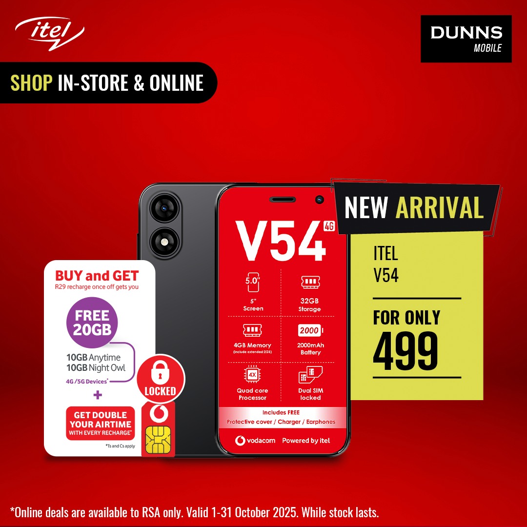 Dunns Mobile - 🚨 NEW ARRIVAL ALERT! 🚨 Meet the Itel V54 —... | Facebook