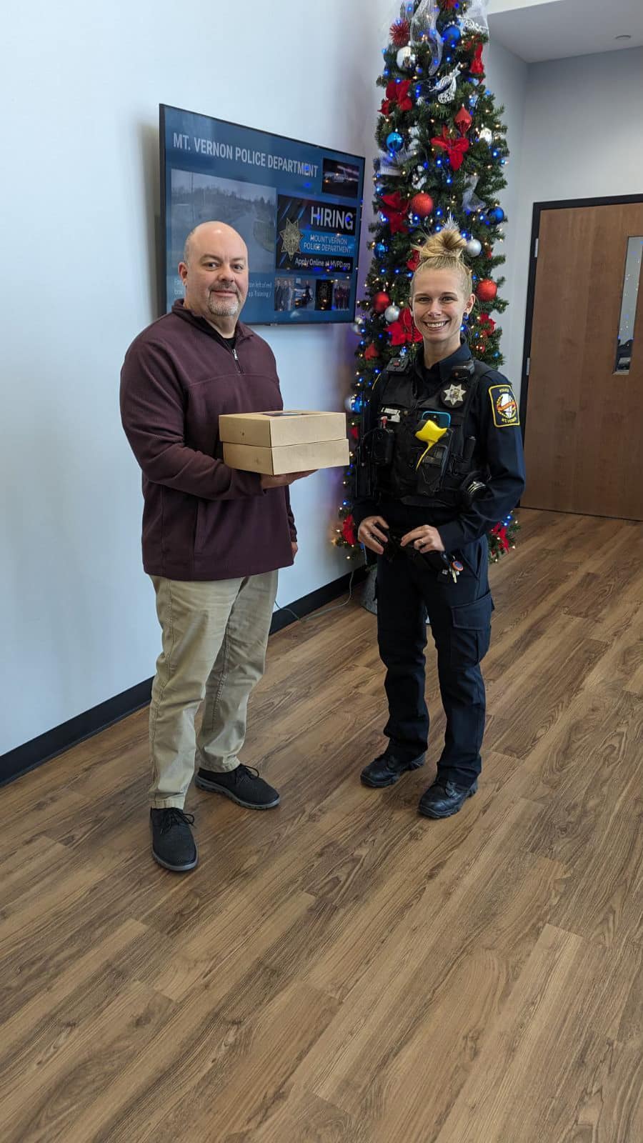 Thank you to Ryan Roddy... - Mount Vernon Police Department