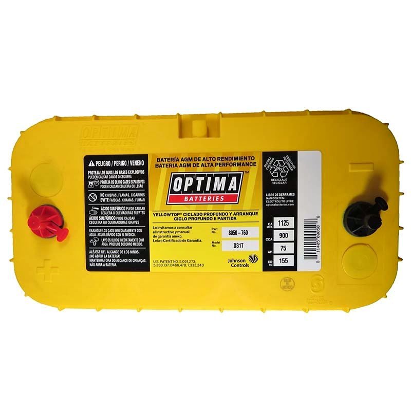 Optima Yellowtop D31T AGM Batteries - Batteries - Yamhill, Oregon ...