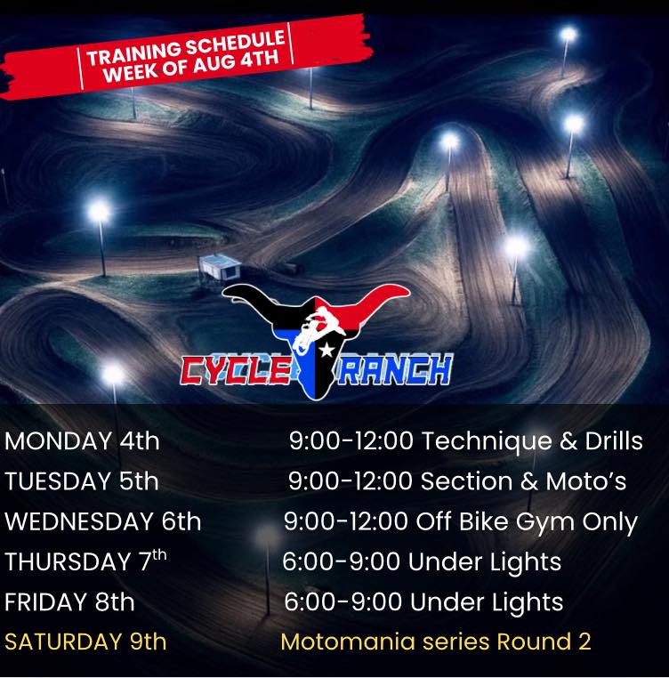Cycle - Cycle Ranch Training Week – August 4th! Ready to level up ...