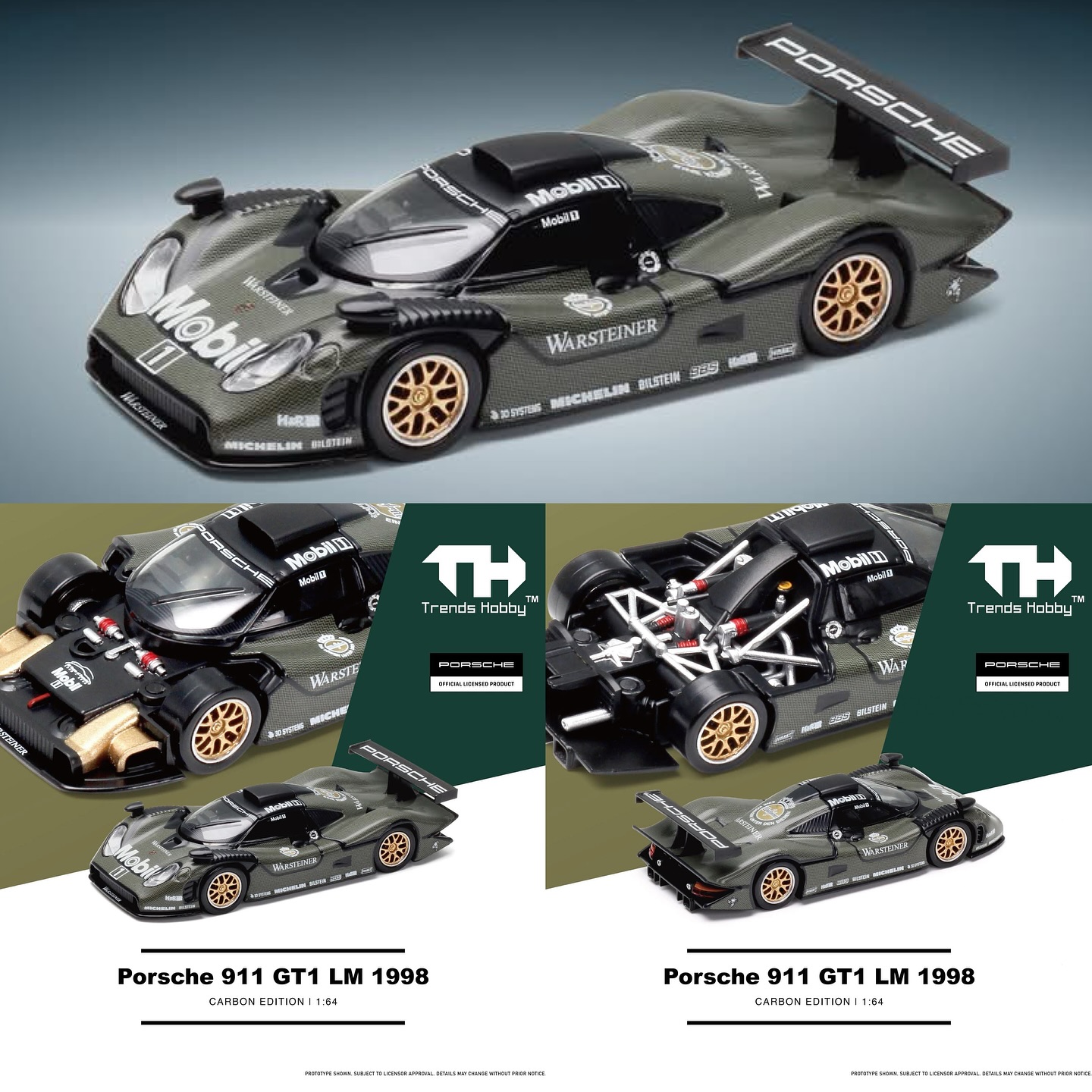 Hong Kong ToyCar Salon 2026 exclusive RWB 930 and truck set in red