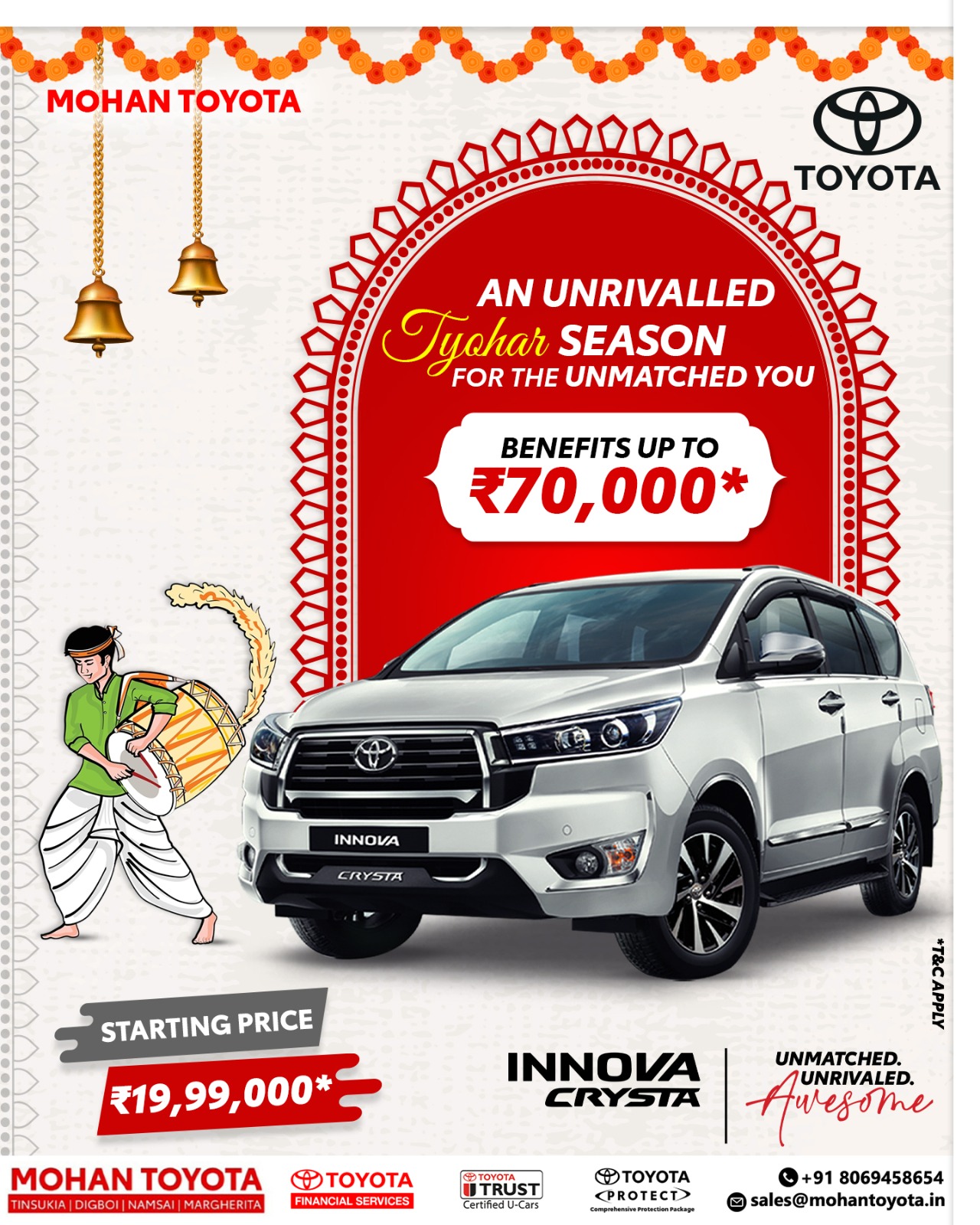 Mohan Toyota Tinsukia | Tinsukia