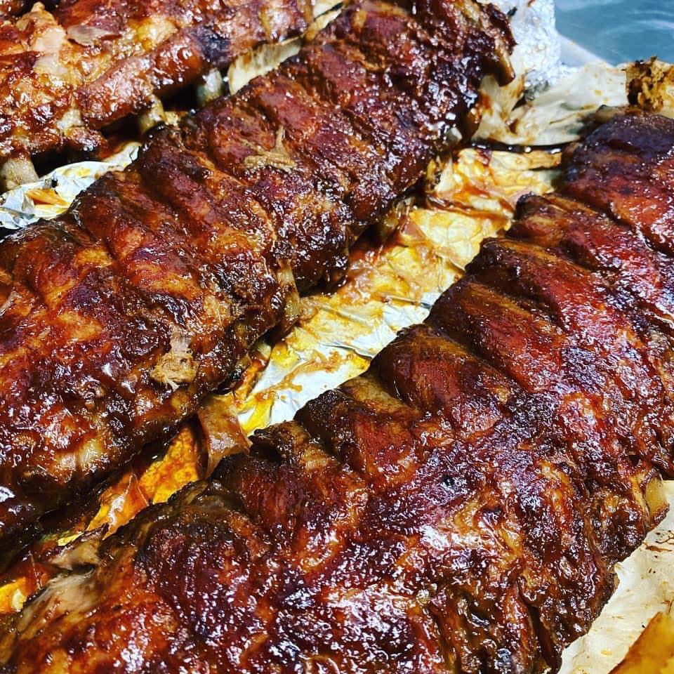 Smokin’ - Hickory HOUSE Smoked Ribs FULL RACK WITH FRIES & COLESLAW £16 ...