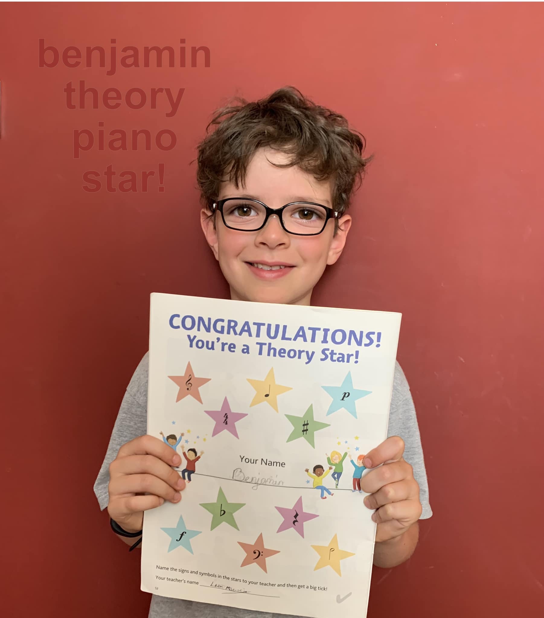 Oxford Piano - Congratulations to Benjamin on completing...