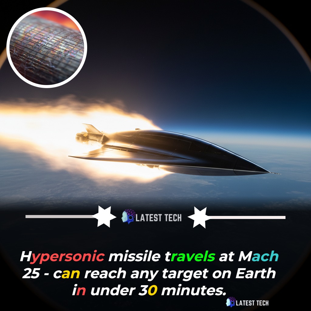 Hypersonic missile reaches Mach 25, unstoppable in under 30 minutes