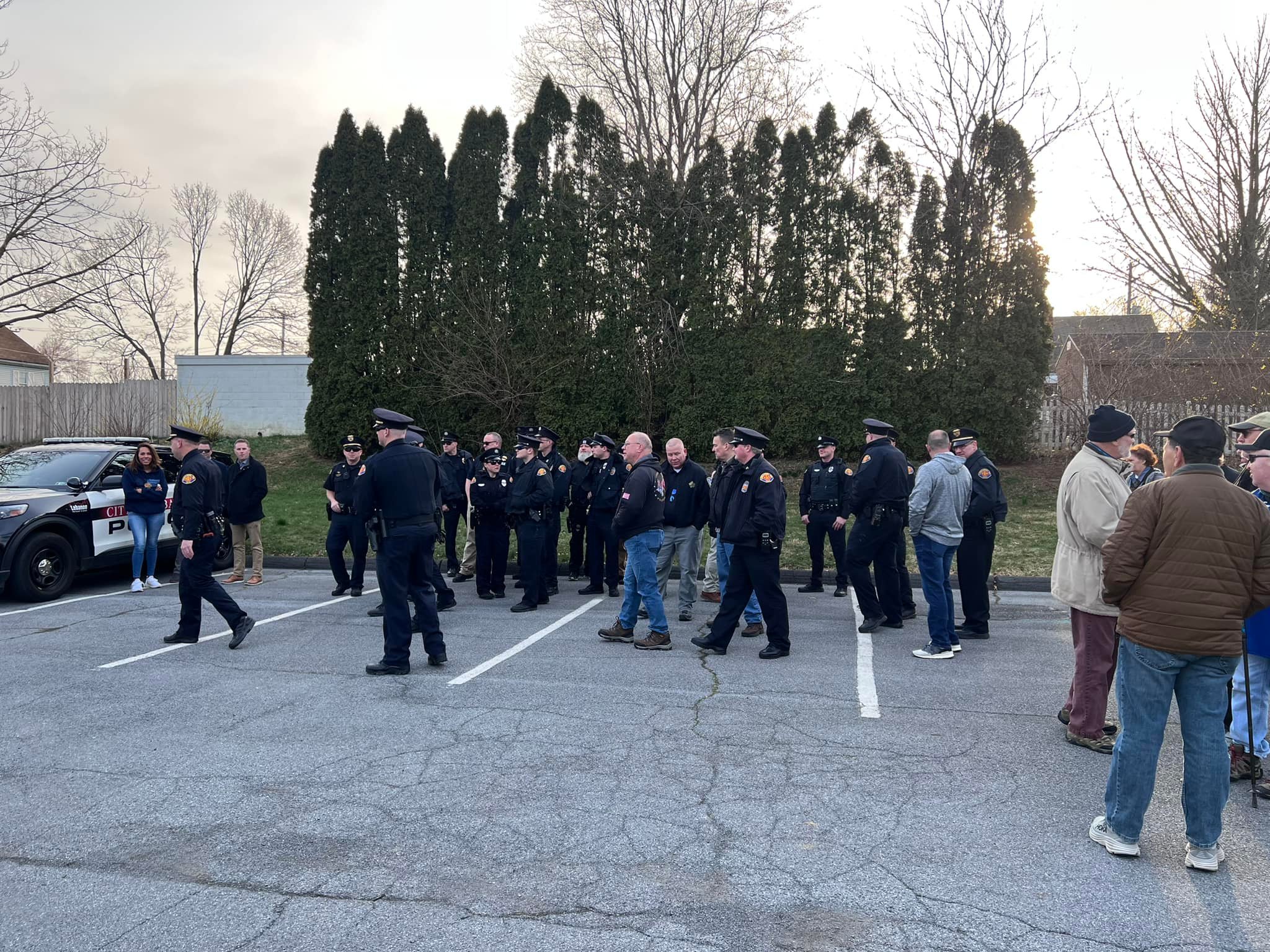 LebTown - Lebanon City Police Department gathers in... | Facebook