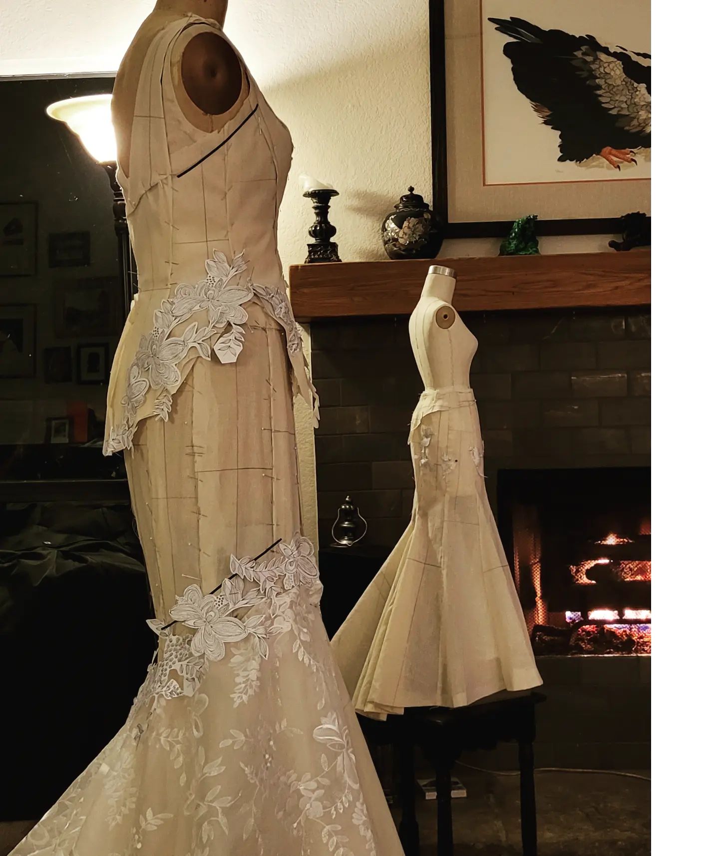 Karolyn - Referencing the 1/2 scale form drape was so helpful when ...