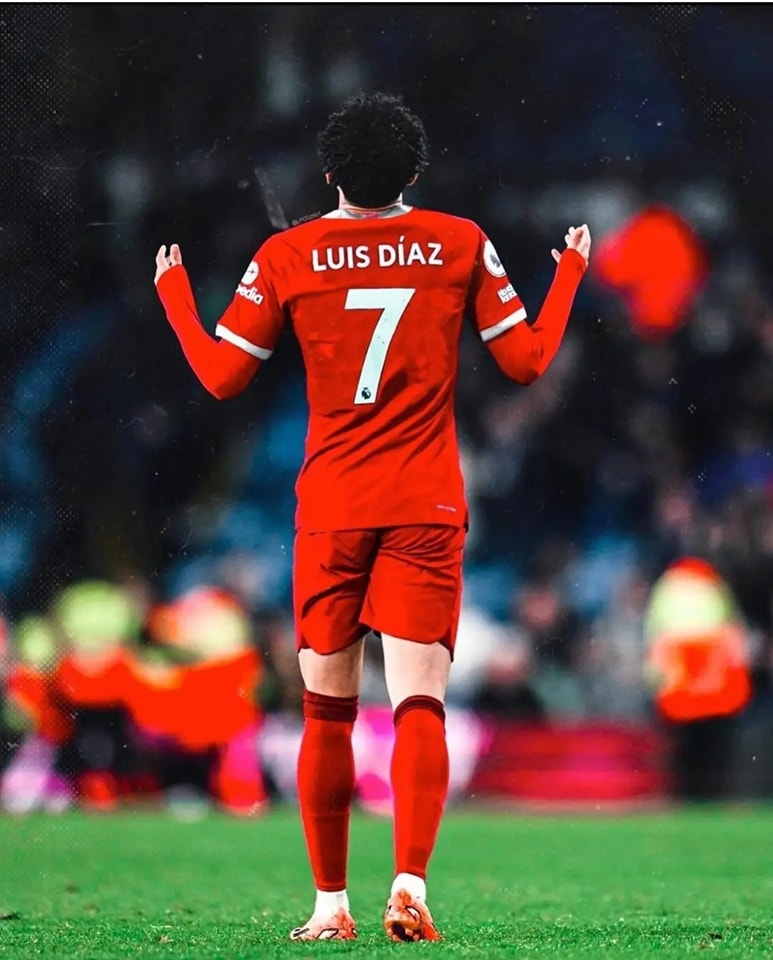 Luis Diaz has announced he will wear the No.7 shirt at Liverpool