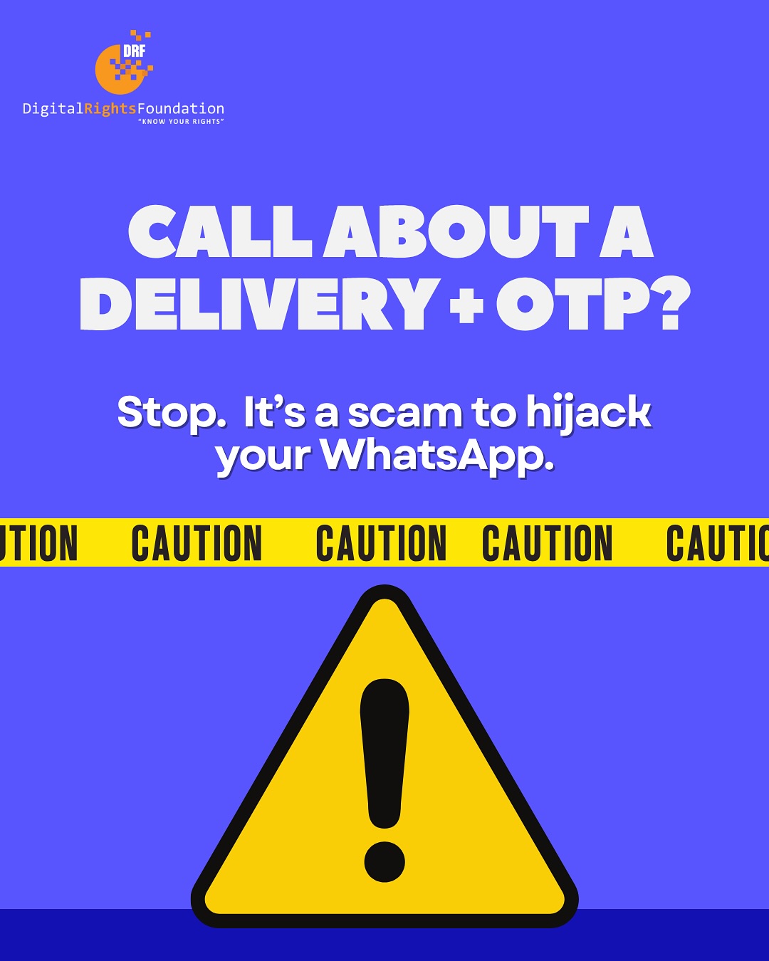 ⚠️ SCAM ALERT: DRF has... - Digital Rights Foundation | Facebook