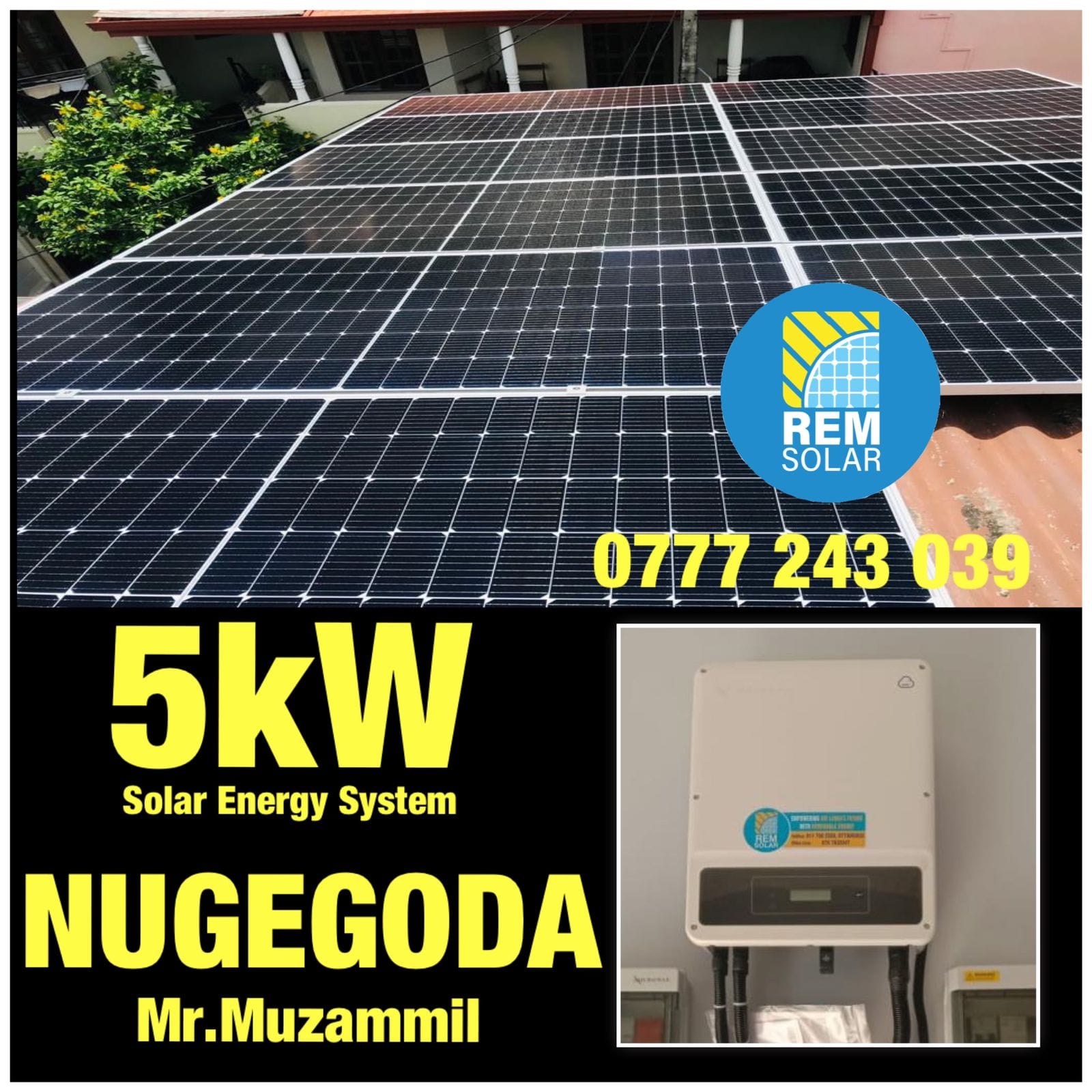 REM Solar - We are in NUGEGODA! Another successful...