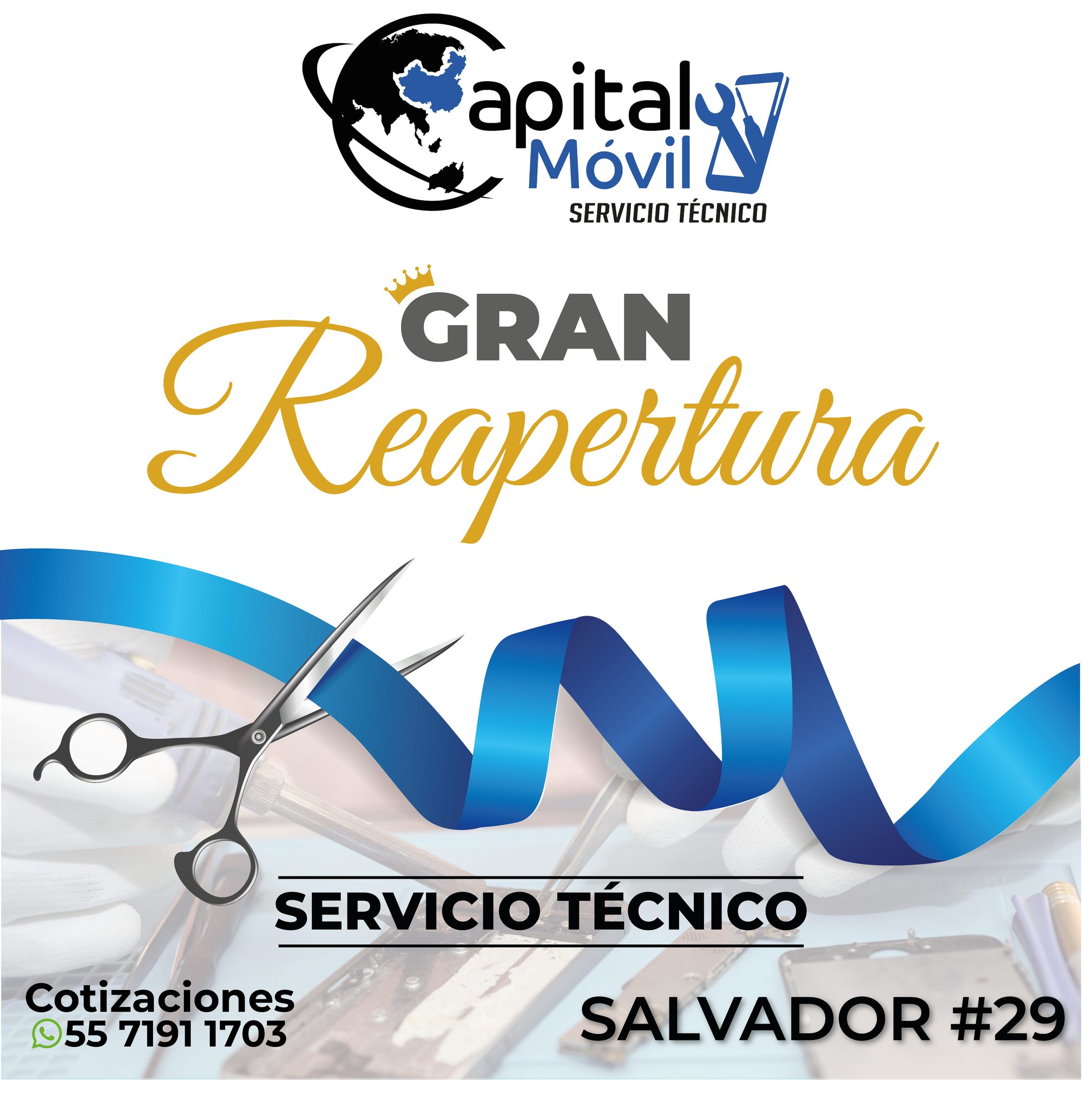 Capital Móvil - 🥳 ¡Nos alegra anunciar la reapertura de...