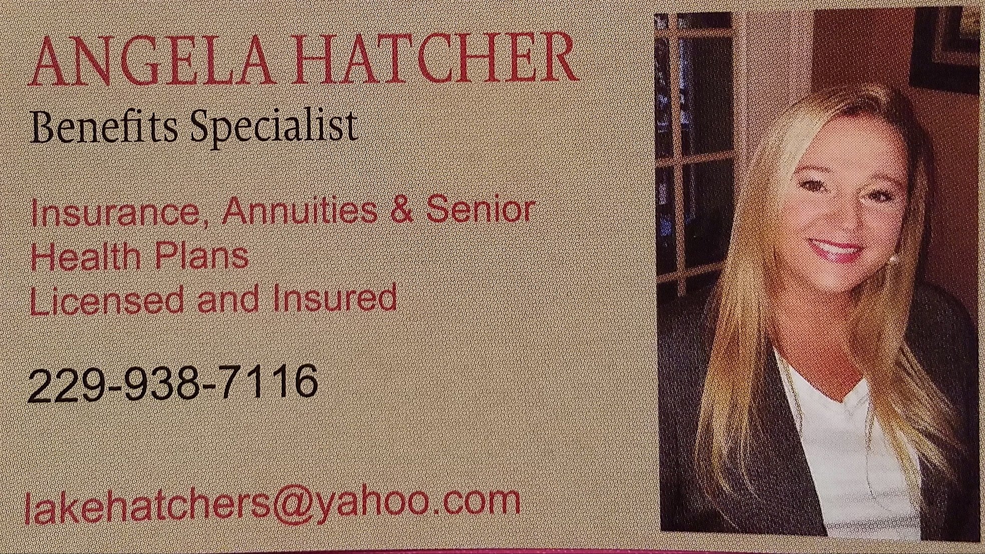Angela Hatcher, Licensed Sales Broker | Cordele GA