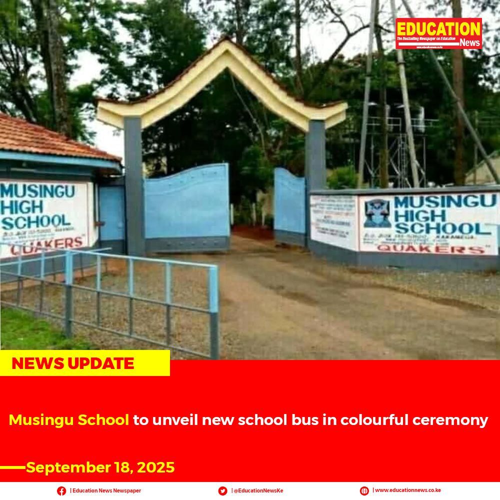 🔴Musingu Boys High School to... - Education News Newspaper | Facebook