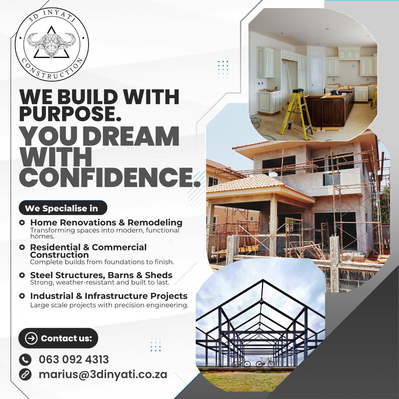My - 🏗️ WE BUILD WITH PURPOSE. YOU DREAM WITH CONFIDENCE. At 3D Inyati ...