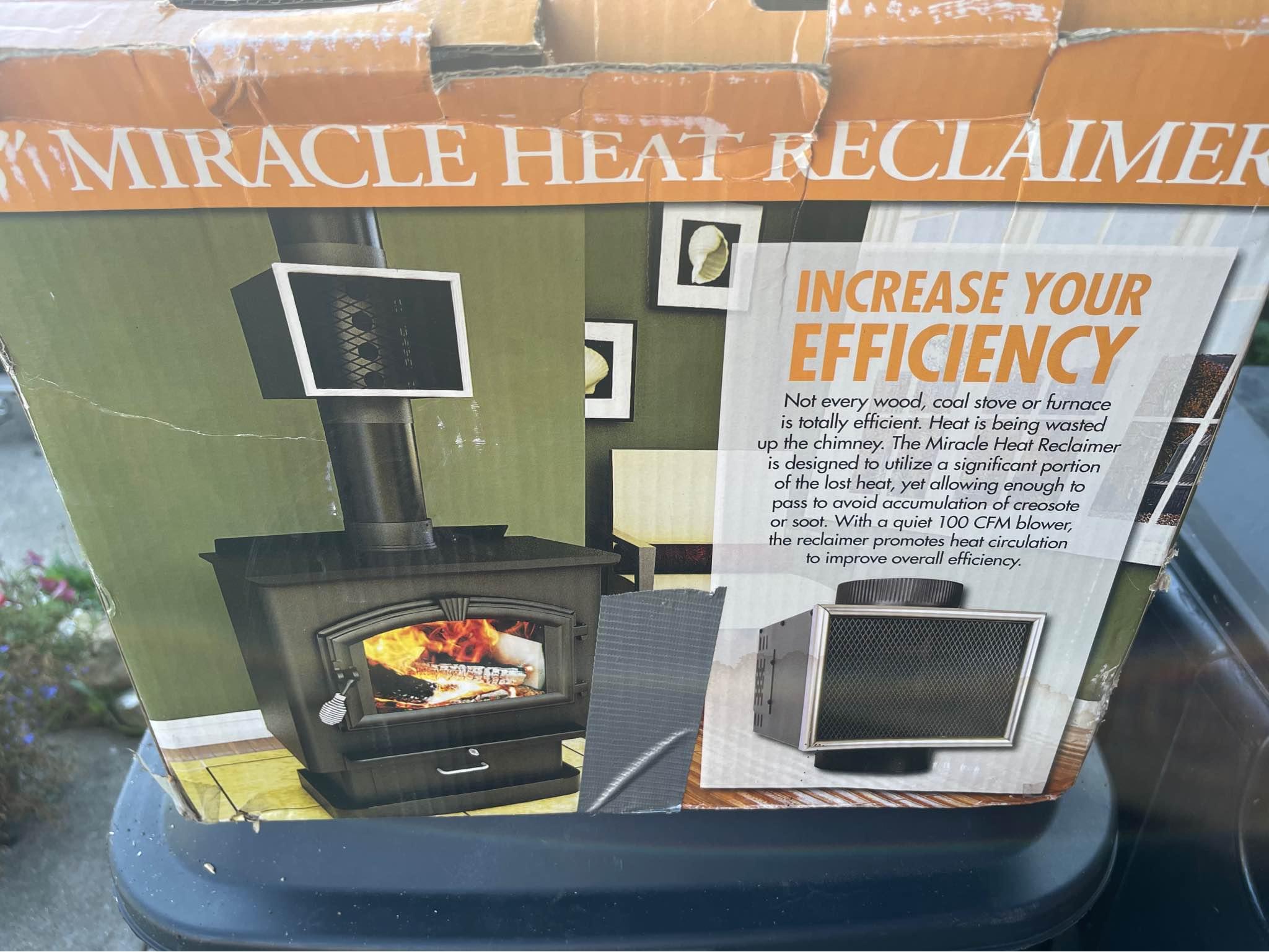 6 inch in line woodstove heat reclaimer Space Heaters Orleans