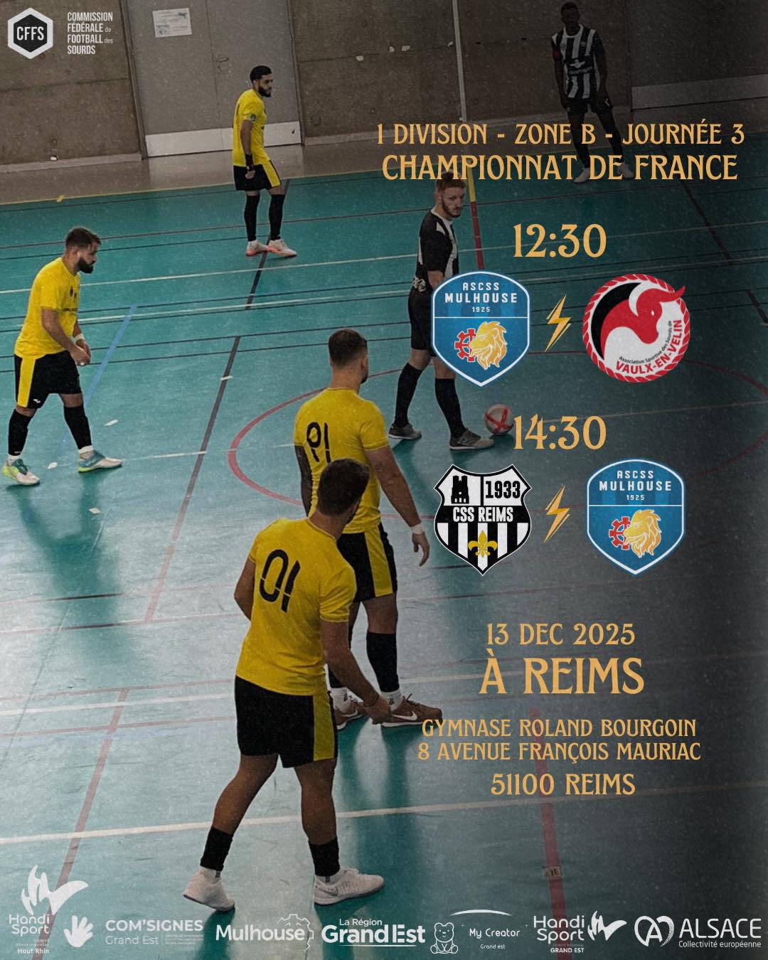 ASCSS - 𝐂𝐡𝐚𝐦𝐩𝐢𝐨𝐧𝐧𝐚𝐭 𝐝𝐞 𝐅𝐫𝐚𝐧𝐜𝐞 𝐃𝟏 - 𝐙𝐨𝐧𝐞 𝐁 🚗 3ème Journée à 𝐑𝐄𝐈𝐌𝐒 🗓️ ...