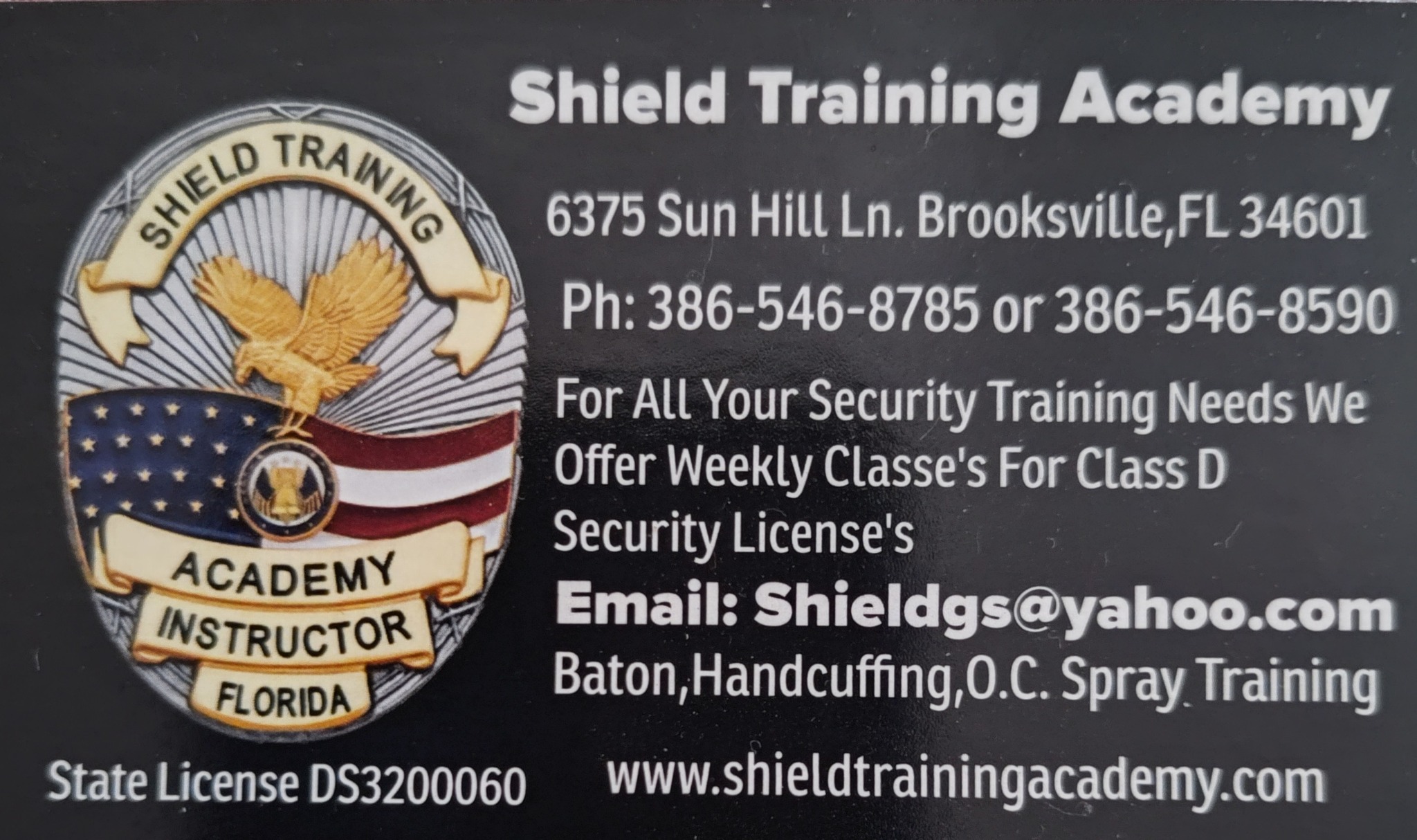 Shield Training Academy | Brooksville FL