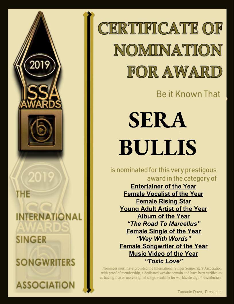 Sera Bullis Find sera bullis tour dates and concerts in your city. facebook