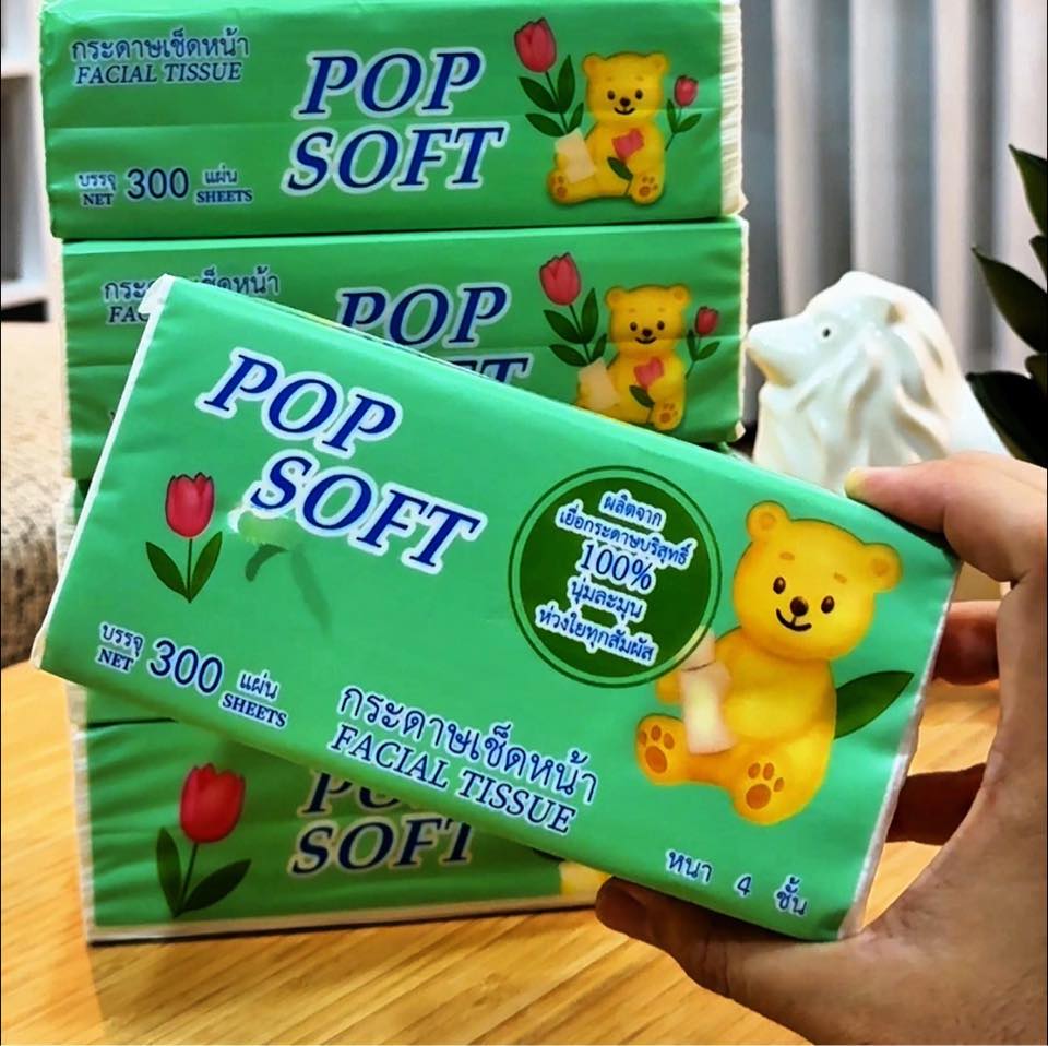 กระดาษทิชชู่ pop soft ขายส่ง