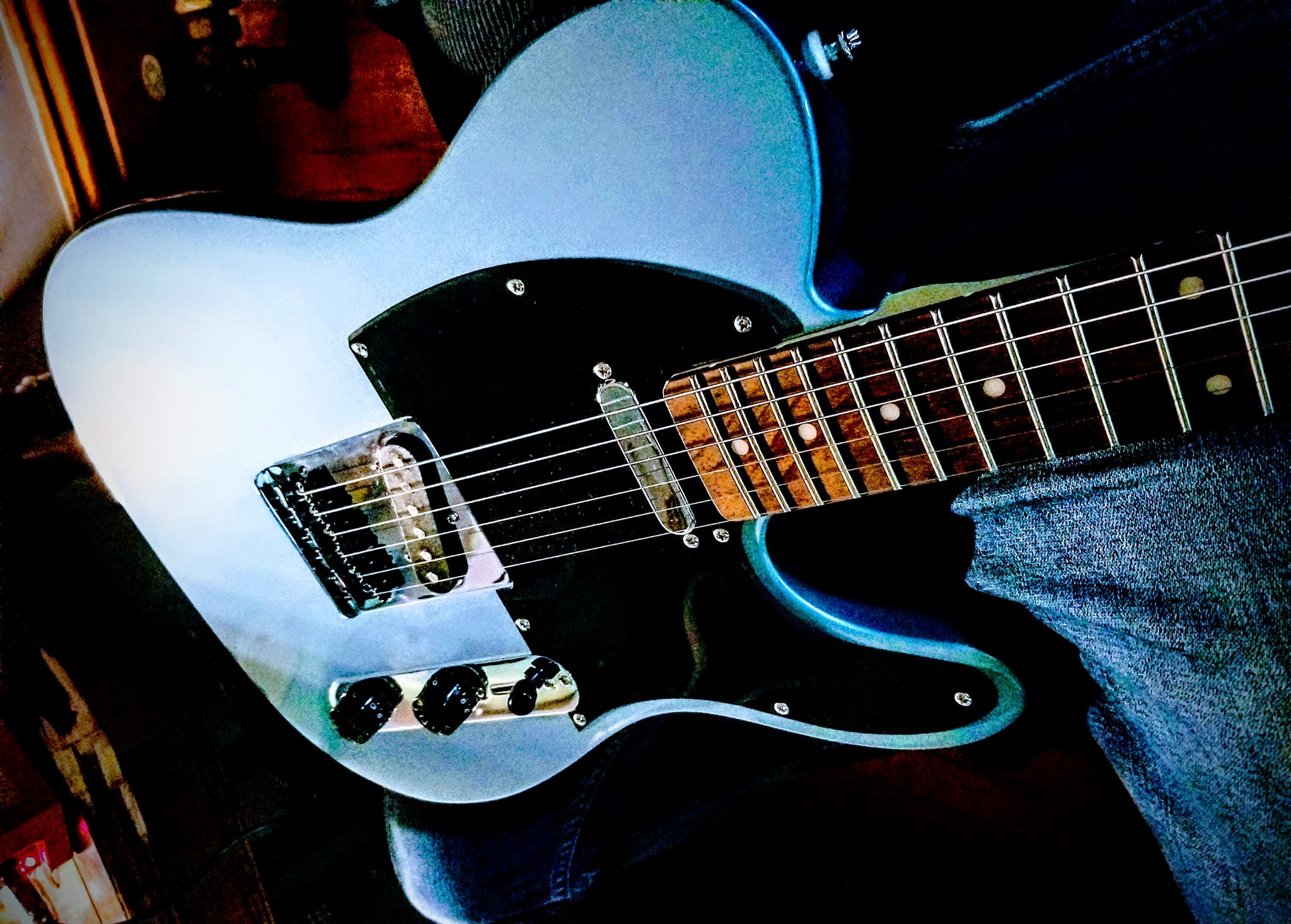 My Limited-Edition Ice Blue Metallic Squier Affinity Telecaster