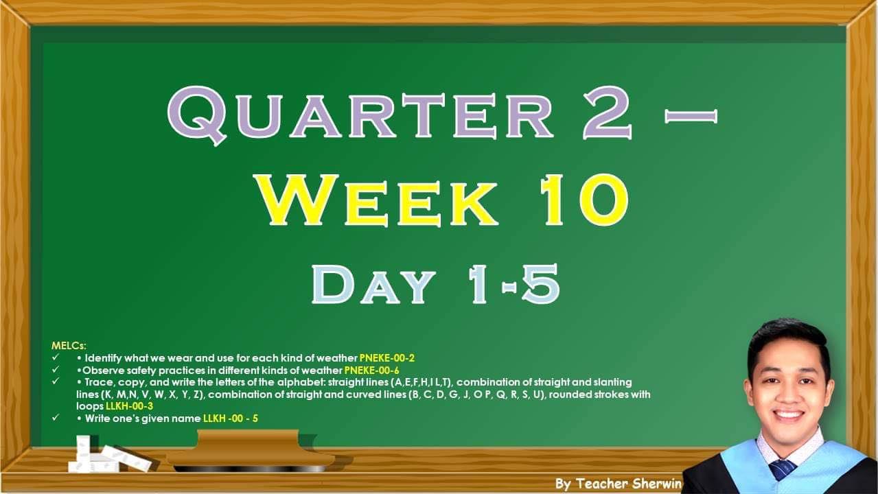 Doc She - Quarter 2 - Week 10 Day 1&2 MELC-Based Messages... | Facebook
