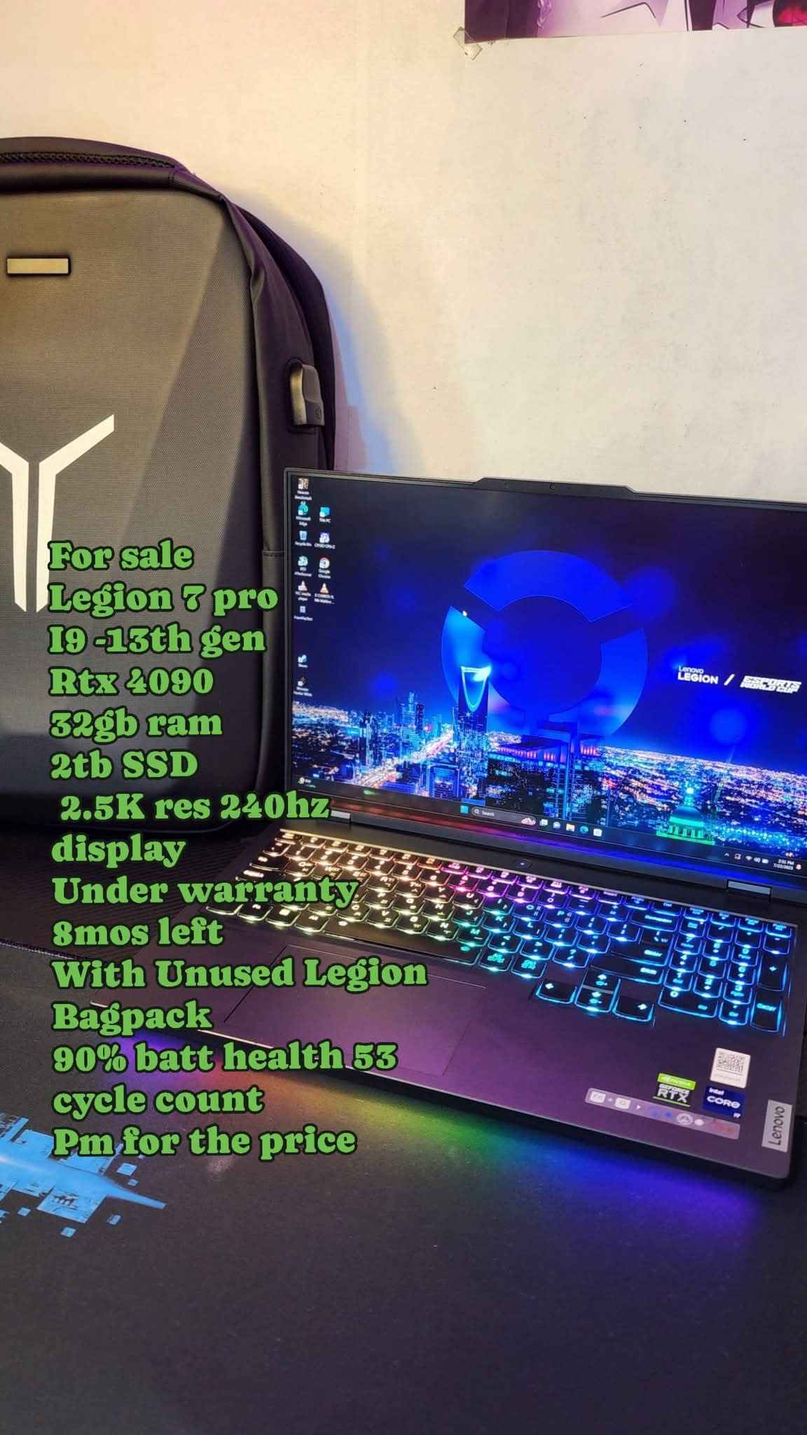 Cavite Bentahan ng Murang Computer Set at Laptop | Lenovo Legion 7 Pro ...