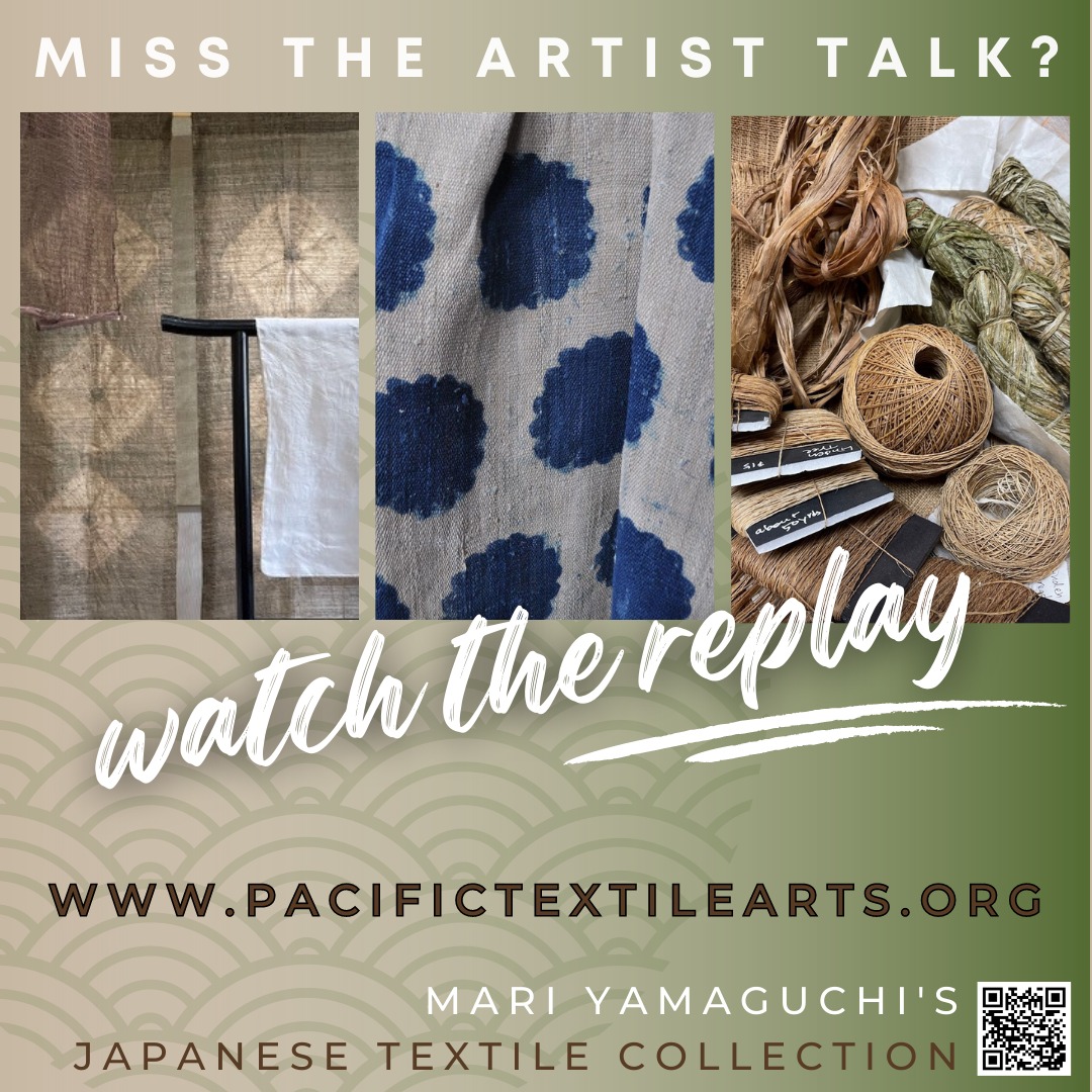 Did you miss the Artist Talk? Watch... - Pacific Textile Arts | Facebook