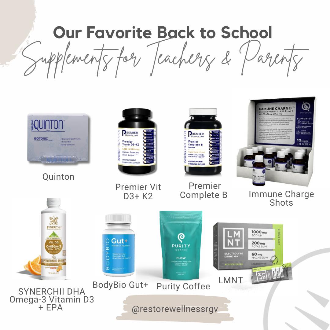 📚 Elevate Your Back-to-School Game!... - Restore Wellness RGV | Facebook