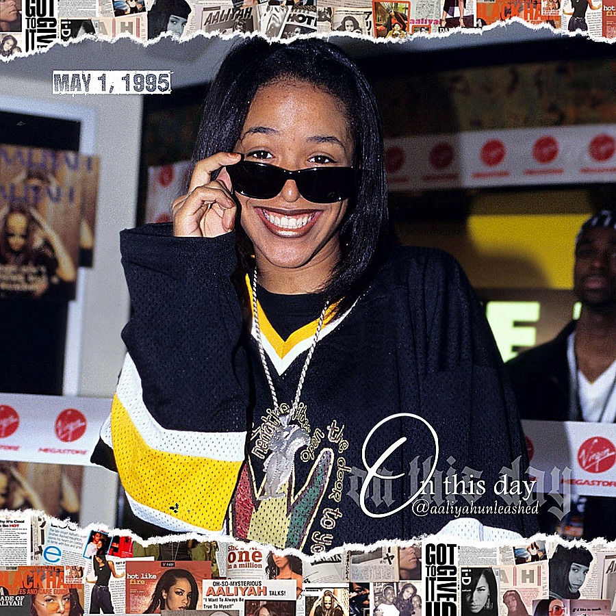 May 1, 1995 // Aaliyah same day of the 'Age Ain't Nothing But A