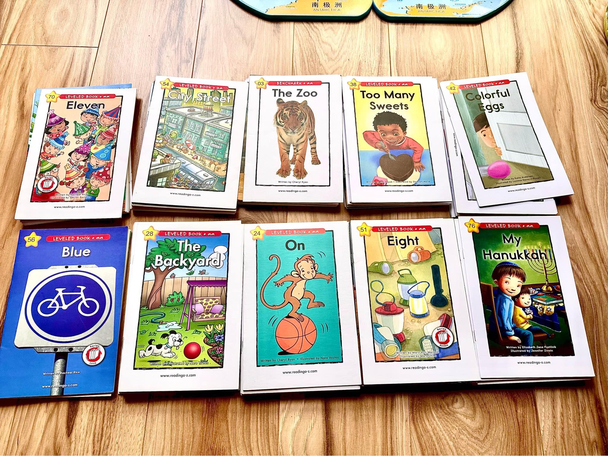 96 books for level aa RAZ books, or Reading A-Z books, refer to a
