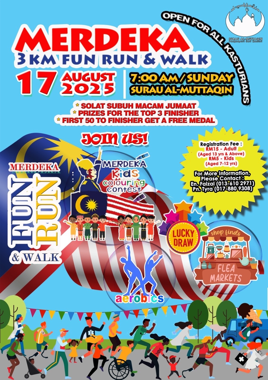 Seri - Jom sertai Merdeka 3KM Fun Run & Walk! 🇲🇾 Kami mengalu-alukan ...