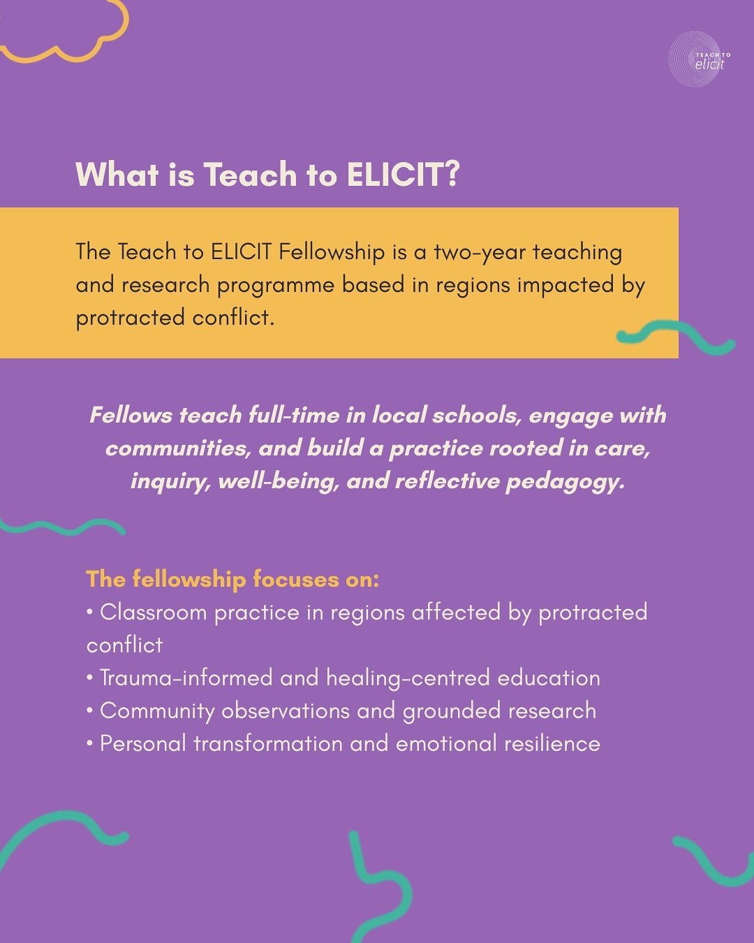 Teach to ELICIT