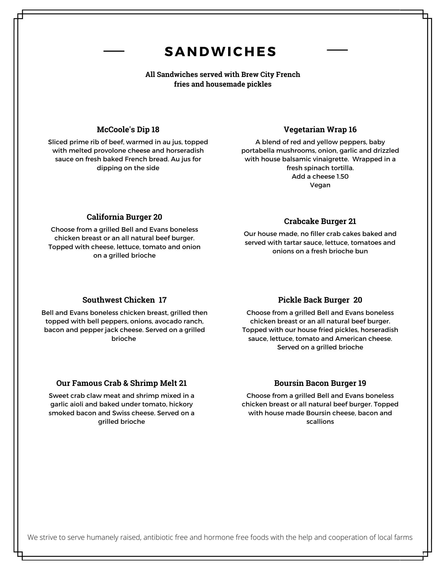 New season new... - McCoole's at the Historic Red Lion Inn