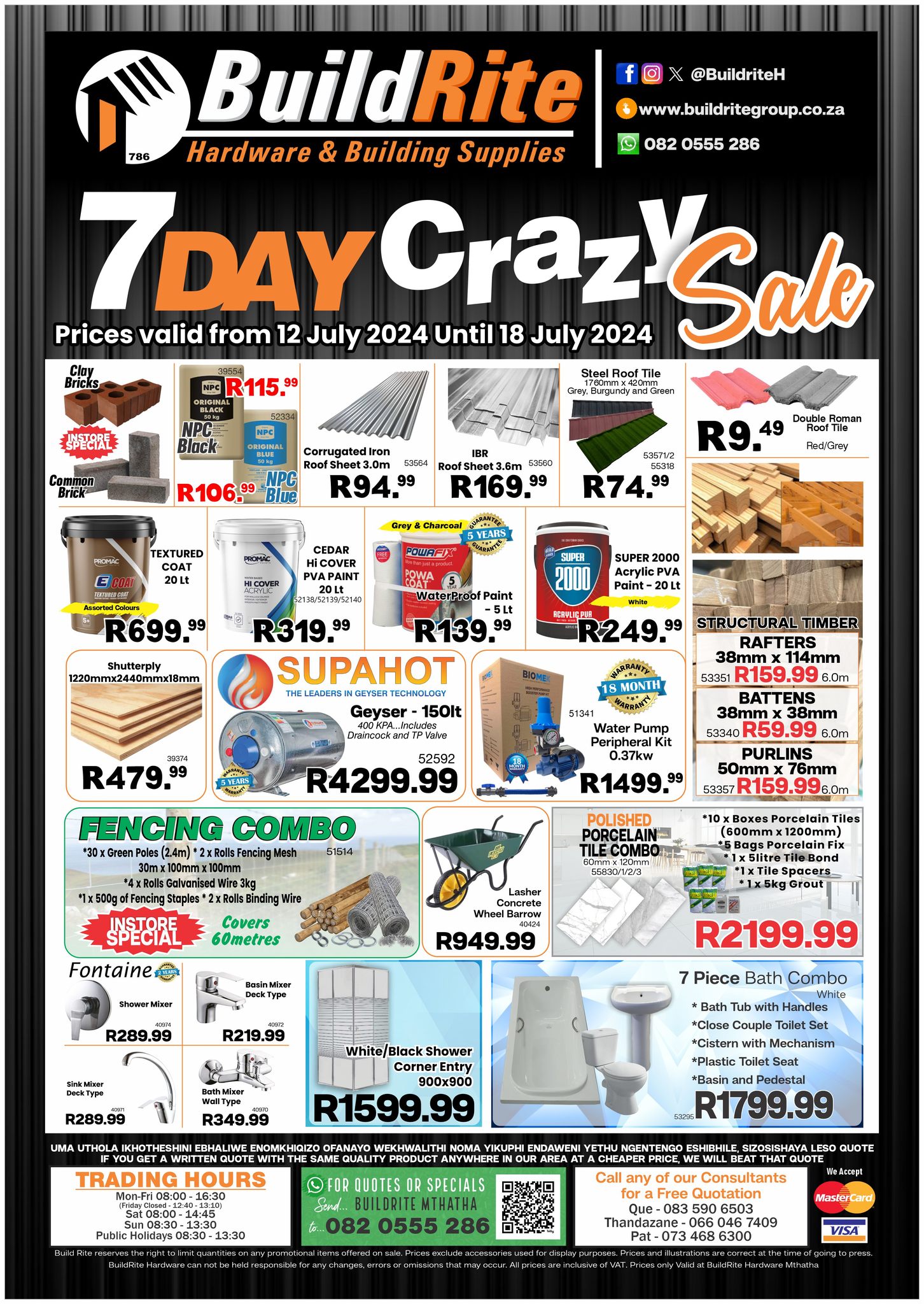 Get ready Mthatha ! Build Rite... - Build Rite Hardware | Facebook