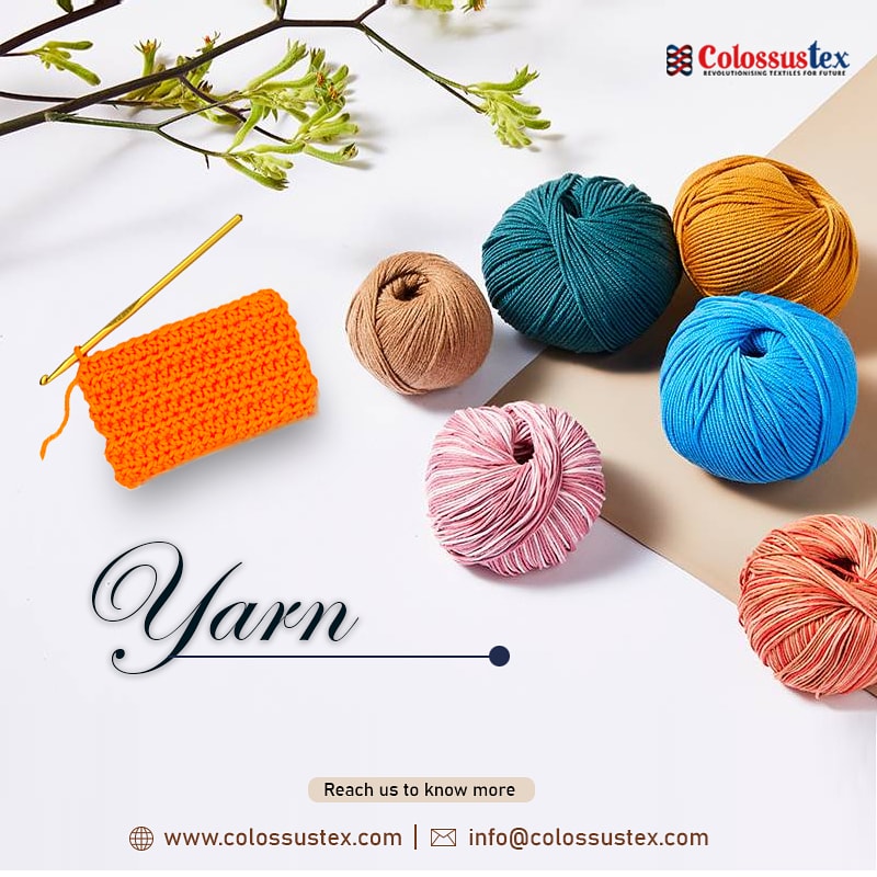 ColossusTex - Yarn is a long continuous length of... | Facebook
