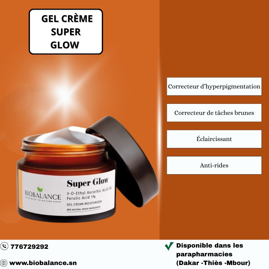Crème Visage Super Glow Clarifiante Krystalskin - Anti-imperfections, éclaircissante, 5ml, Acides De Fruits, Neuve