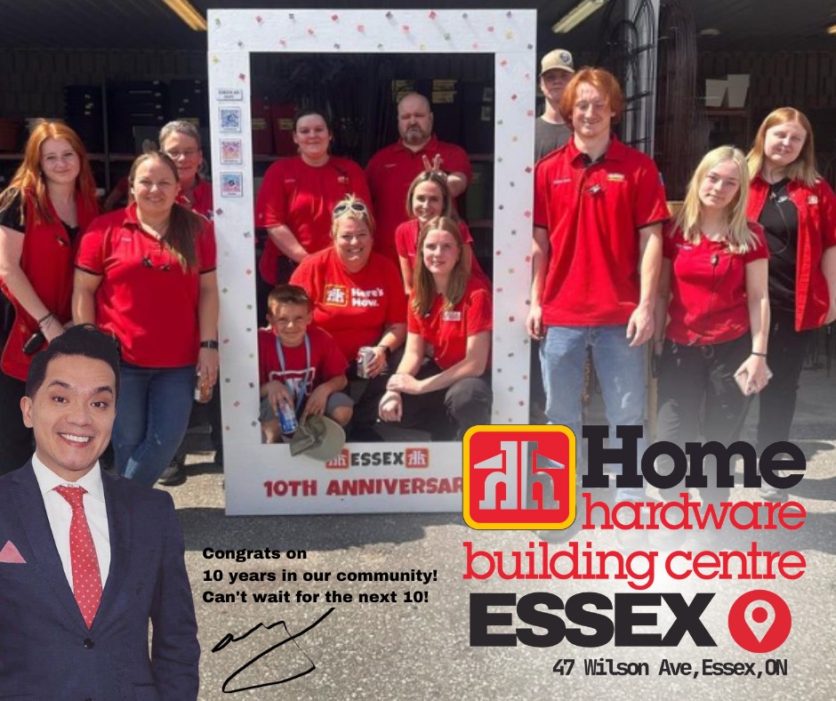 Arms - Congratulations to Essex Home Hardware Building Centre on its ...